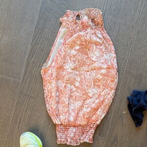 Theme Coral Paisley Tank Top